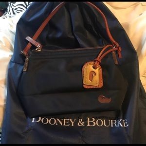 Navy nylon Dooney and Burke Small Purse